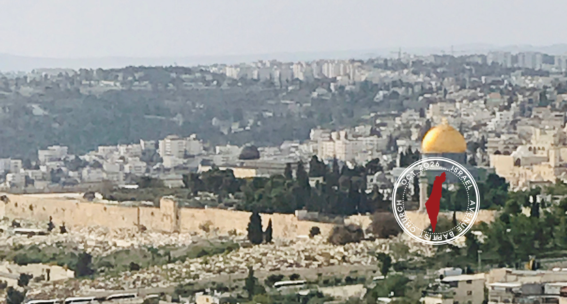 Jerusalem, seen from the Mount of Olives